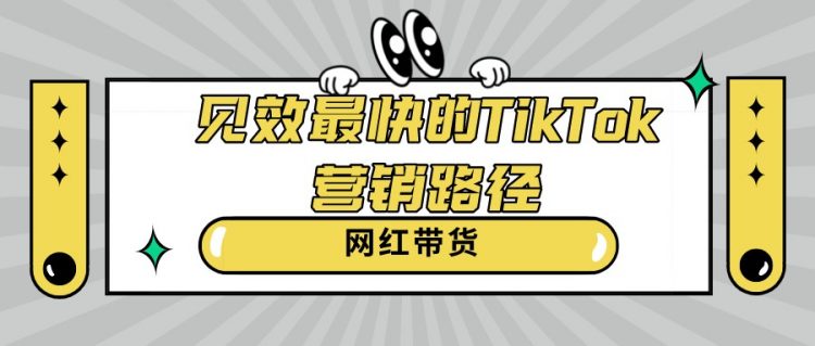 见效最快的TikTok营销路径-网红带货-知否